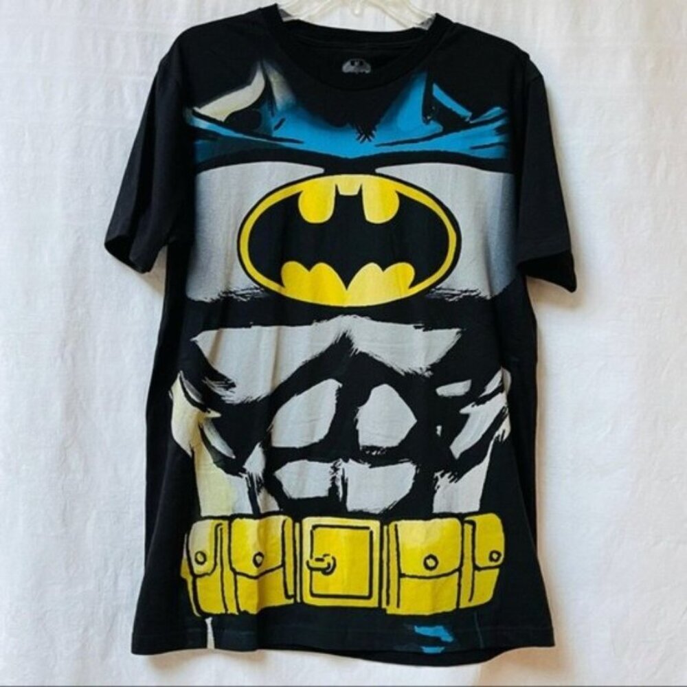 Batman Graphic T Shirt Cotton Halloween Hero Character Mens Large Black Summer